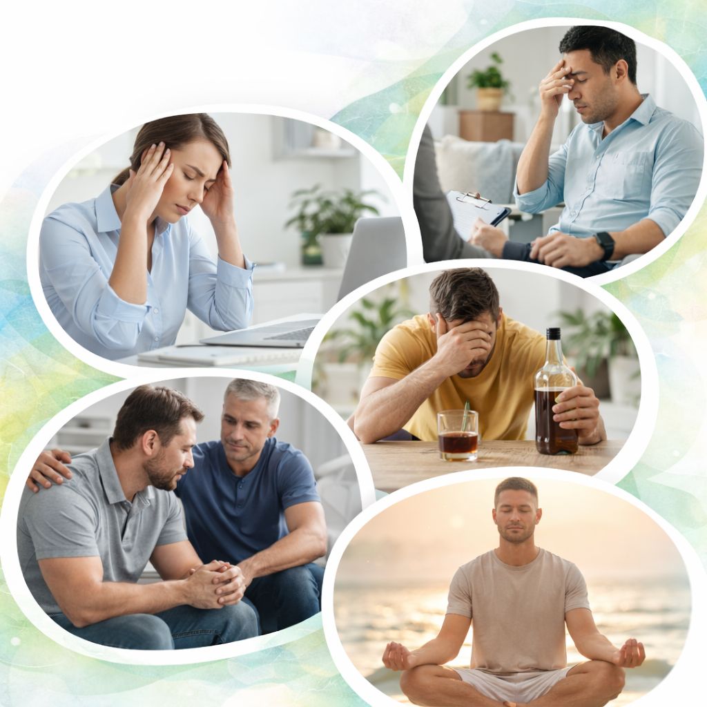 stress mental addiction care